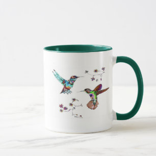 Tazas JEWELED de los COLIBRÍES