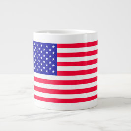 Tazas Jumbo de la bandera estadounidense de EE. UU