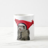 Tazas locas llanas del hurón