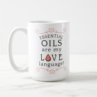 Tazas Los Aceites Son Mi Lenguaje del Amor Coral/R