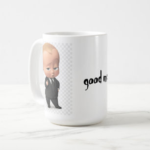 tazas matutinas con el jefe bebé.