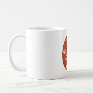 Tazas Minimalistas con Monograma de Gato y Huella