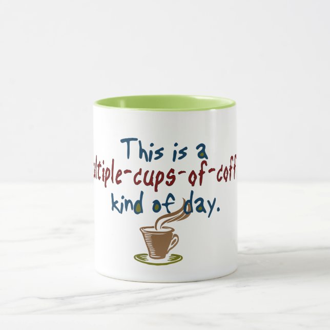 Tazas múltiples de día del café (Centro)