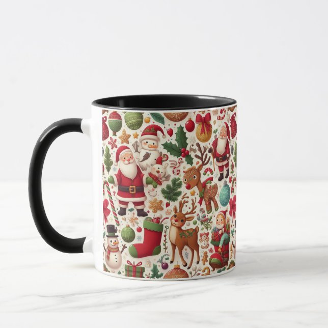 tazas navideñas (Izquierda)