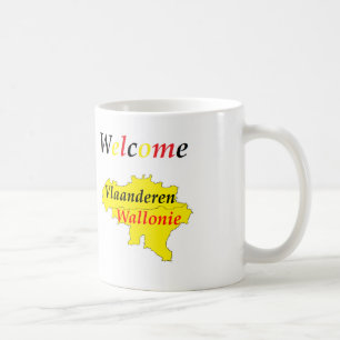 tazas nuevas de una Bélgica