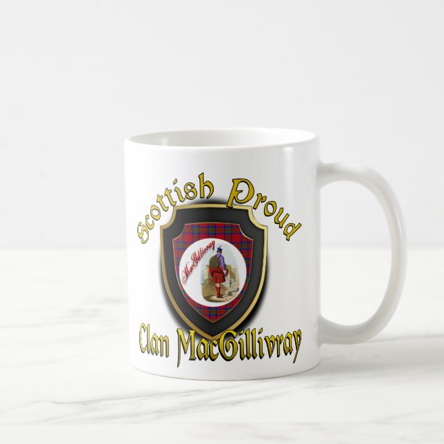 Tazas Orgullosas del Clan MacGillivray Escocés (Derecha)