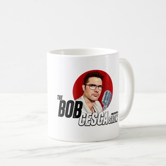 Tazas pequeñas y medianas del programa Bob Cesca (Anverso derecho)