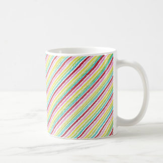 Tazas personalizadas con rayas diagonales finas y
