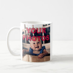 Tazas Personalizadas con tus 2 Fotos, Muchos Estil