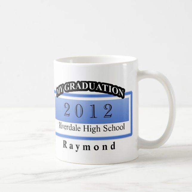 Tazas personalizadas de la graduación (Derecha)