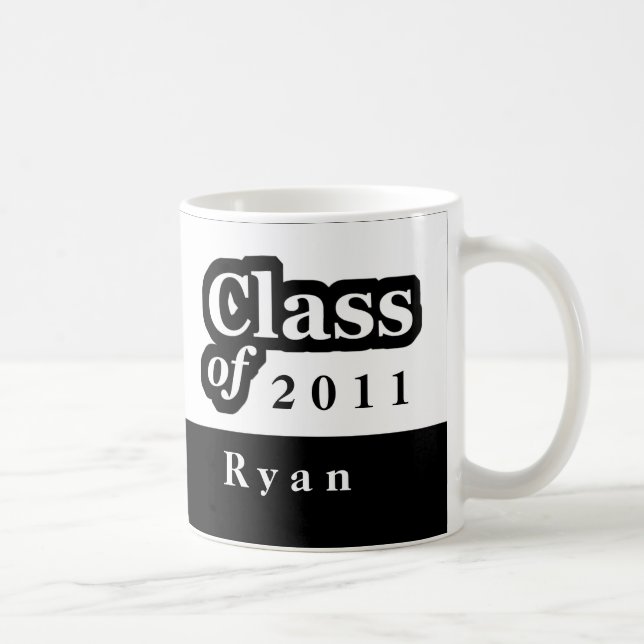 Tazas personalizadas de la promoción de 2011 (Derecha)