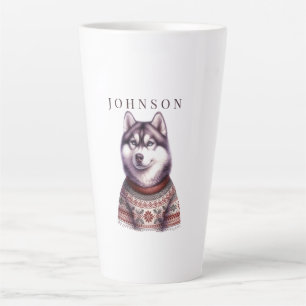 Tazas personalizadas de vacaciones, Husky Siberian
