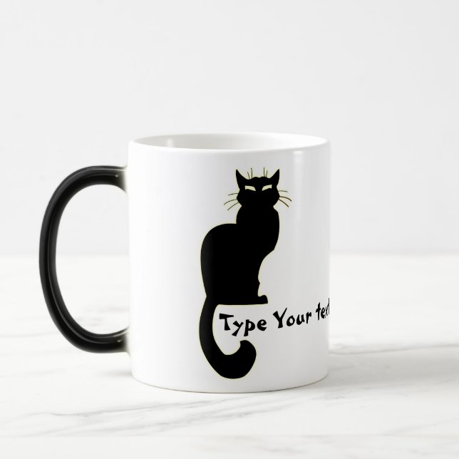 Tazas personalizadas del amante del gato de la (Izquierda)