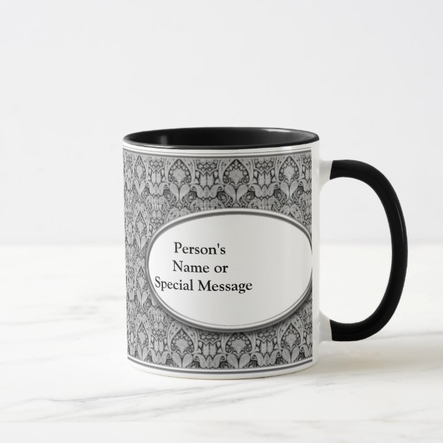 Tazas personalizadas del banquete de boda (Derecha)