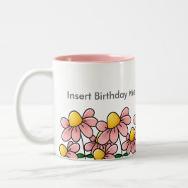 Tazas personalizadas del cumpleaños