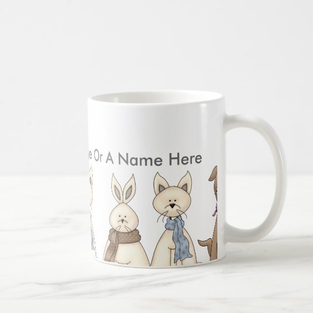 Tazas personalizadas del cumpleaños (Derecha)