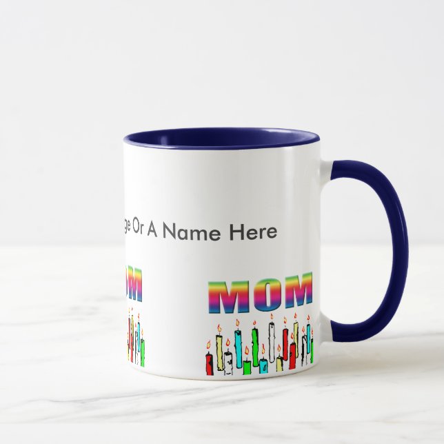 Tazas personalizadas del cumpleaños (Derecha)