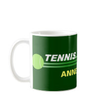 Tazas personalizadas del tenis