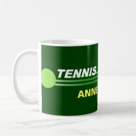 Tazas personalizadas del tenis