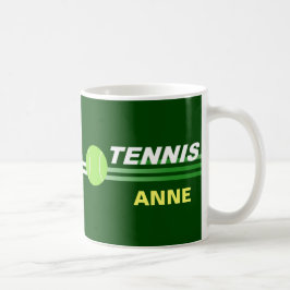 Tazas personalizadas del tenis