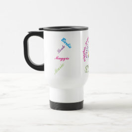 Tazas personalizadas del viaje de las hermanas