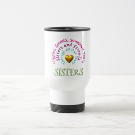Tazas personalizadas del viaje de las hermanas