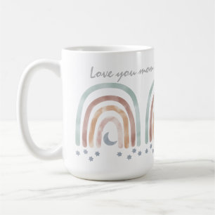 Tazas personalizadas - Luna estrellas arcoíris