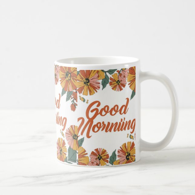 tazas personalizadas o diseños florales buenos día (Derecha)