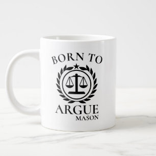 Tazas Personalizadas para Abogados Nacidos para Ar
