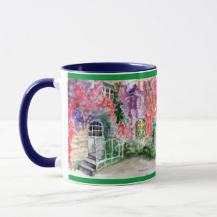 TAZAS PRECIOSAS - PATIO DE FLORES - ACUARELA ARTÍS