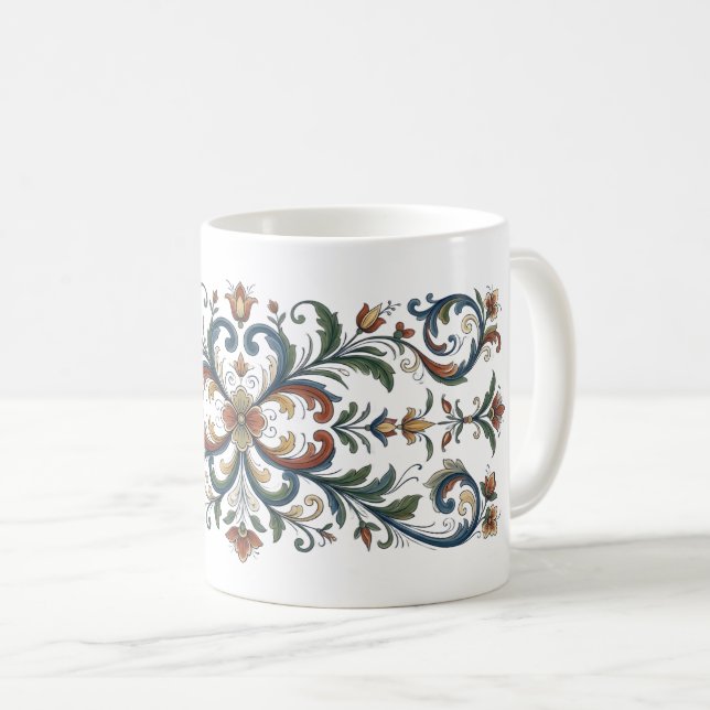 tazas rosemaling (Anverso derecho)