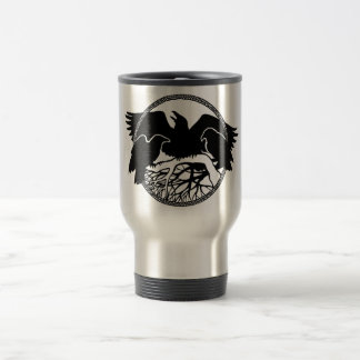 Tazas salvajes del cuervo de la taza del viaje del