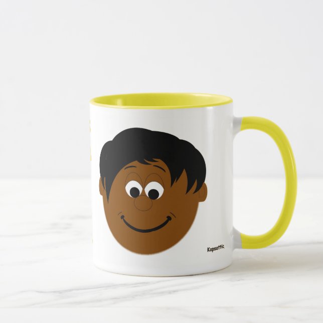 Tazas Sonrientes Niño Étnico (Derecha)