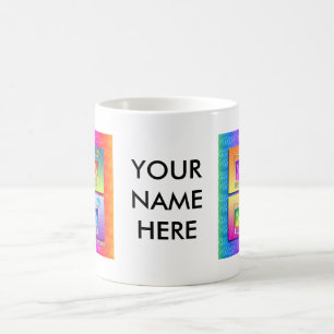 Tazas, tazas - cócteles de arte pop