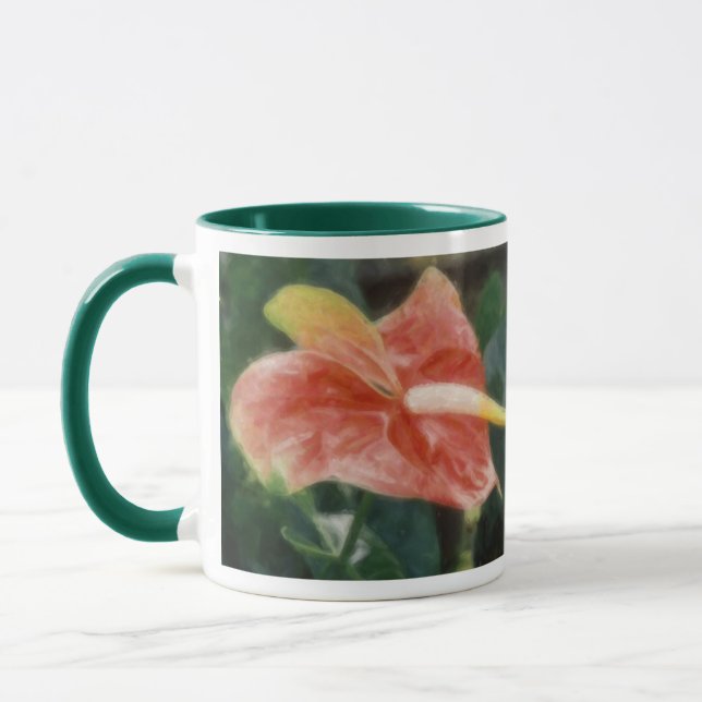 Tazas tropicales hawaianas de la ave del paraíso (Izquierda)