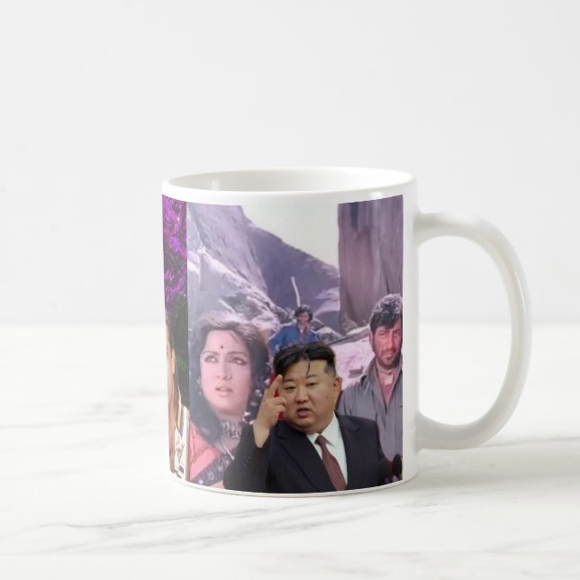 Tazas únicas de té y café con Kim Jong y  (Derecha)