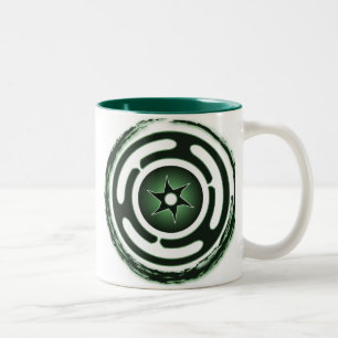 Tazas (verdes) de la rueda de Hecate