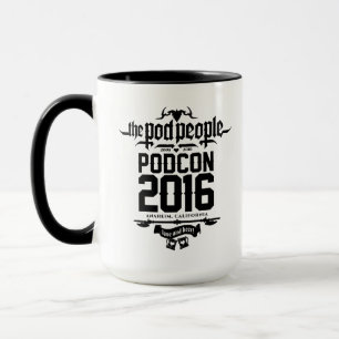 Tazas verticales negras 2016 y tales del logotipo