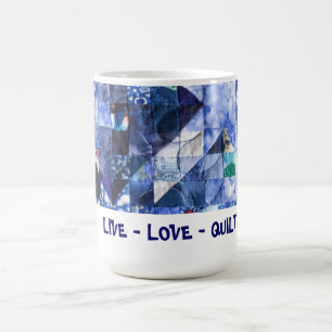 Tazas vivas del edredón del amor