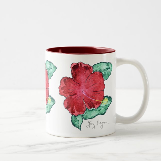 Tazas y Drinkware del hibisco (Derecha)