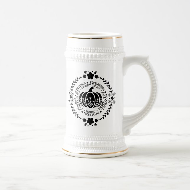 Tazas y jarras de vibraciones de otoño (Derecha)
