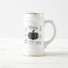 Tazas y jarras de vibraciones de otoño