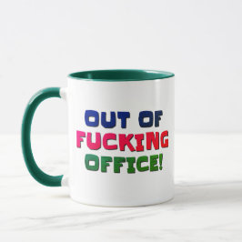 Tazas y tazas fuera de la oficina