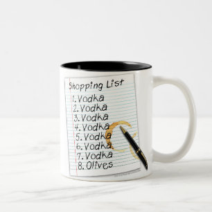 TAZAS Y TAZONES, LISTA DE COMPRAS DE VODKA