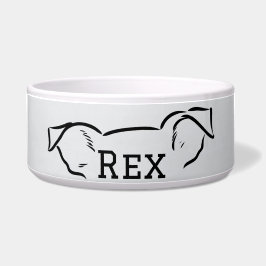 Tazón personalizado para mascotas, regalo de plato