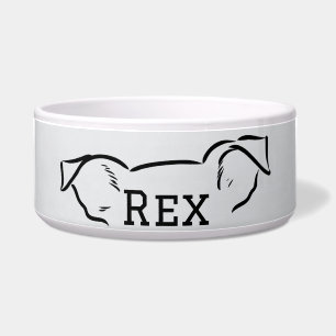 Tazón personalizado para mascotas, regalo de plato