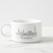 Puente de Londres y boceto Big Ben Ink