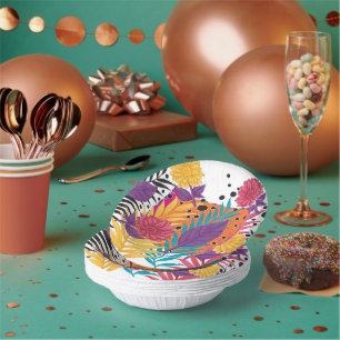 Tazones de papel de 7" personalizados   Vajilla pa