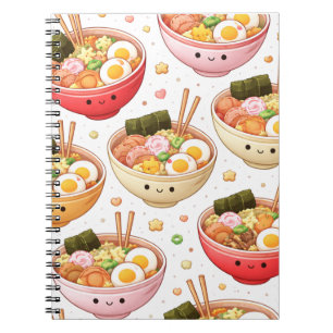 Tazones de Ramen Lindos - Cuaderno de Fideos Sonri