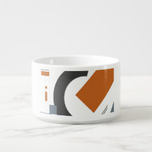 Tazones para cena con diseño geométrico creativo